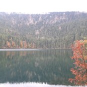 Černé jezero-Jezerní stěna