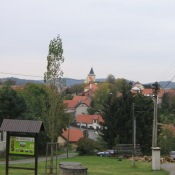 Výhled na Hrusice